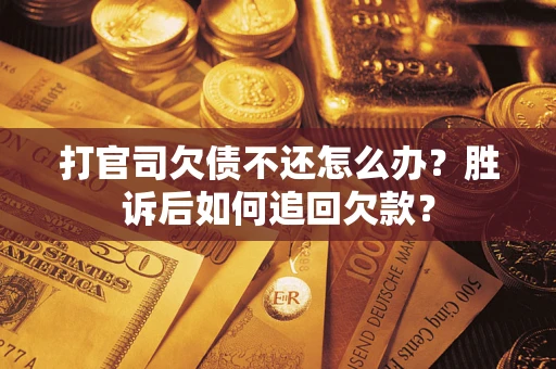 北京打官司欠债不还怎么办？胜诉后如何追回欠款？
