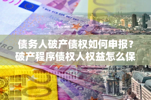 北京债务人破产债权如何申报？破产程序债权人权益怎么保障？