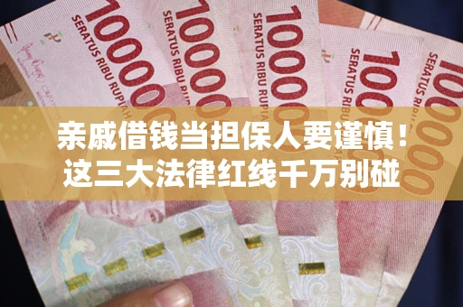 北京亲戚借钱当担保人要谨慎！这三大法律红线千万别碰