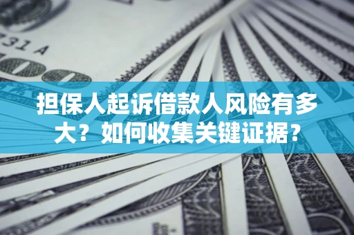 北京担保人起诉借款人风险有多大？如何收集关键证据？