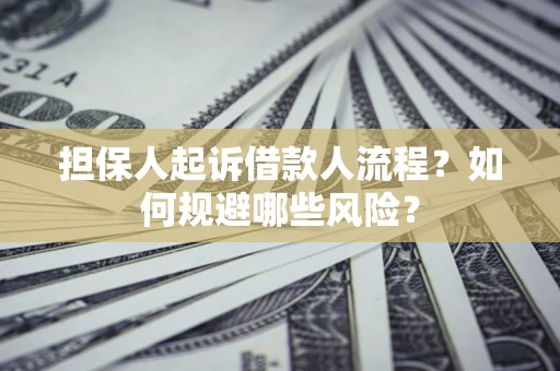 北京担保人起诉借款人流程？如何规避哪些风险？