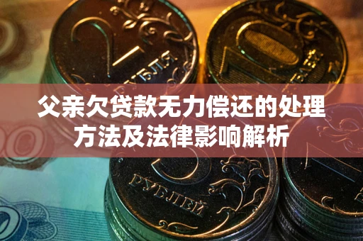 北京父亲欠贷款无力偿还的处理方法及法律影响解析