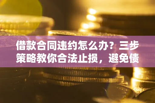 北京借款合同违约怎么办？三步策略教你合法止损，避免债务危机升级