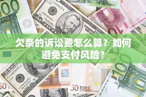 北京欠条的诉讼费怎么算？如何避免支付风险？
